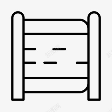 木门栅栏门图标图标