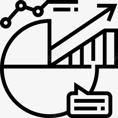 信息分析表信息数据分析4线性图标图标