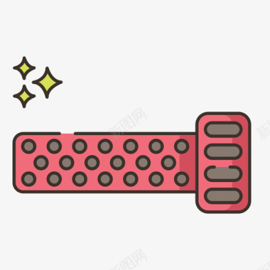 皇家压制者皇家战斗线性颜色图标图标