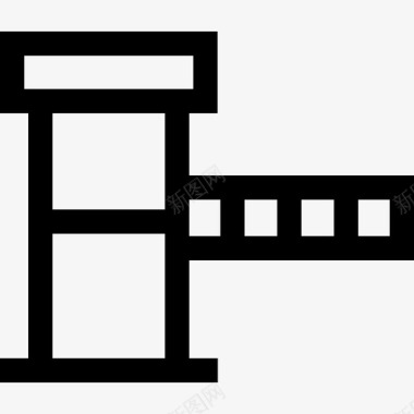 矢量公路收费公路交通和驾驶3直线图标图标