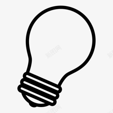 灯泡创造力灵感图标图标