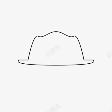 帽子草帽农场图标图标