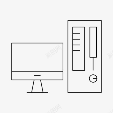 台式小风扇计算机台式机设备图标图标