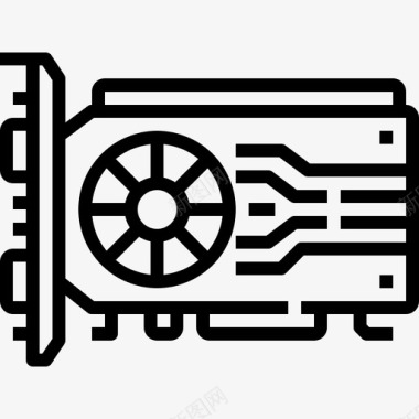 立省30Gpu计算机30线性图标图标