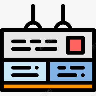 24号航空线路板图标图标