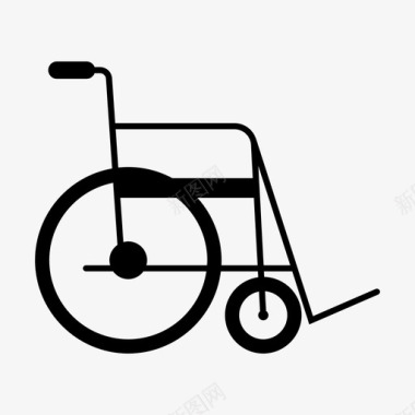 轮椅残疾丧失能力图标图标