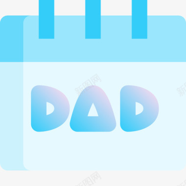 父亲节父亲节2蓝色图标图标