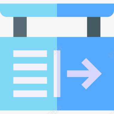 购物中心方向购物中心17号平坦图标图标