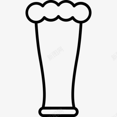 一杯啤酒酒精饮料狂欢图标图标