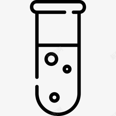 实验图标试管实验室38线性图标图标