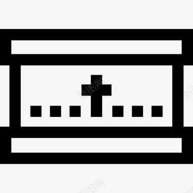 葬礼棺材葬礼9直系图标图标