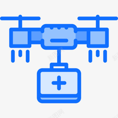 无人机无人机无人机22蓝色图标图标