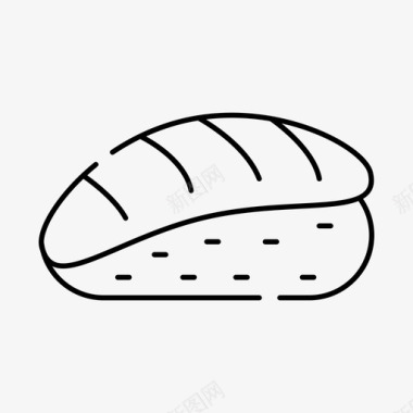 日式寿司面包美食图标图标