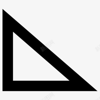 三角形几何学数学图标图标