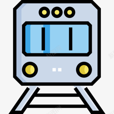 蒸汽列车列车杂项59线型颜色图标图标