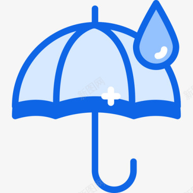 雨纷纷雨第九季蓝色图标图标