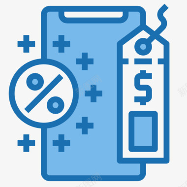 火焰数字3销售数字支付3蓝色图标图标