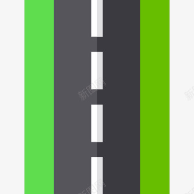 街道交通和驾驶5平坦图标图标