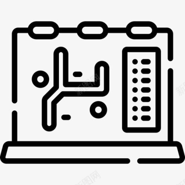 公园喷泉公园城市公园11直线图标图标