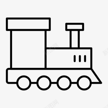 火车童年玩耍图标图标