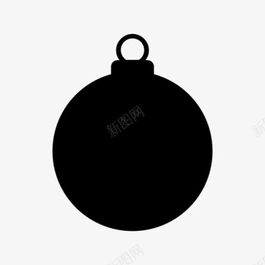 圣诞球装饰礼物图标图标