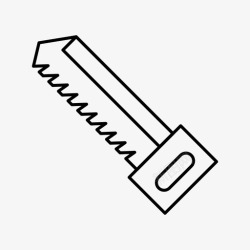锯木厂手锯锯木厂工具图标高清图片