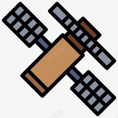 气象卫星线性气象卫星9图标图标