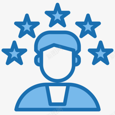 火焰数字3速率数字学习3蓝色图标图标