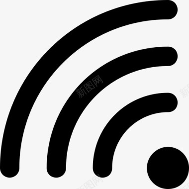 互联网wifiwifi连接热点图标图标