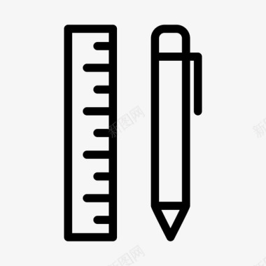 素材钢笔书写文具钢笔图标图标