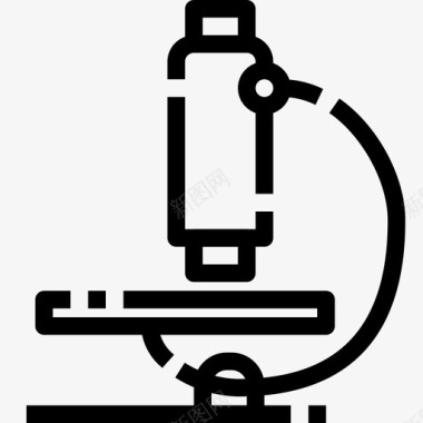 显微镜医学观察图标图标