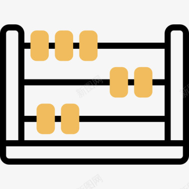 积木玩具图标算盘玩具17黄影图标图标