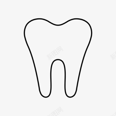牙齿图标牙齿医学磨牙图标图标