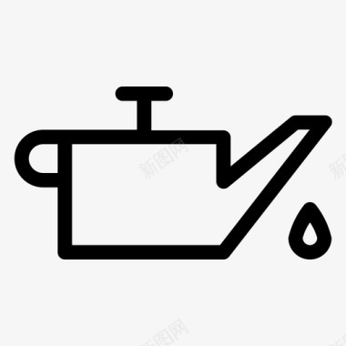发动机机油润滑油发动机图标图标