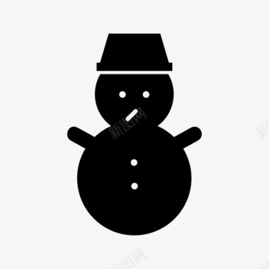 雪人手工制作冬季30图标图标