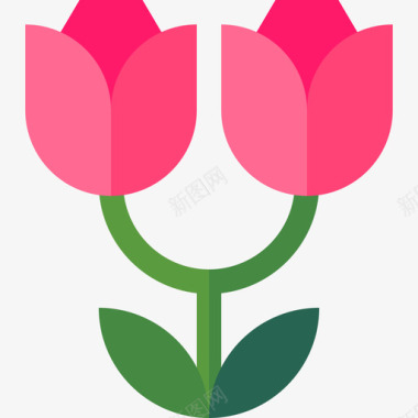 玫瑰花12朵平坦图标图标