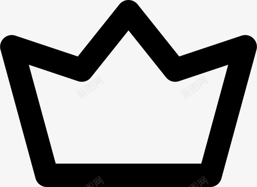 国王王冠优雅图标图标