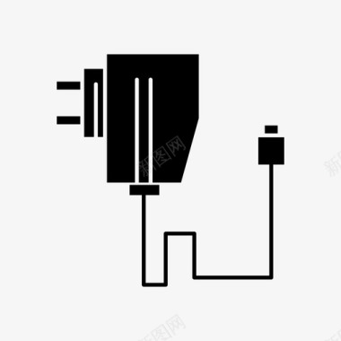 转换插头充电器电池充电器电子设备图标图标