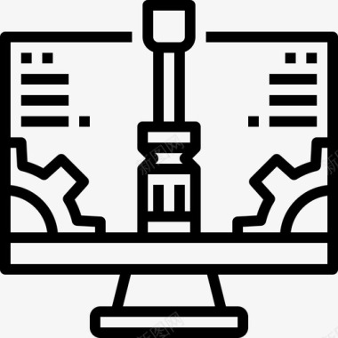 托管服务器机架服务计算机设备图标图标