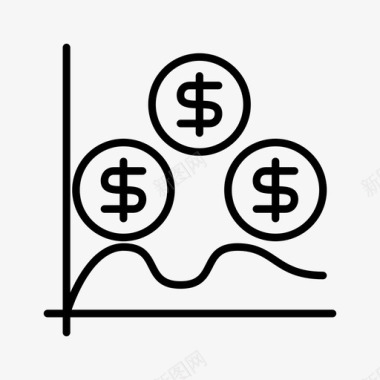 科技金融图表图表商业金融图标图标