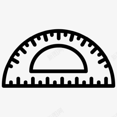 数量角器弧数图标图标