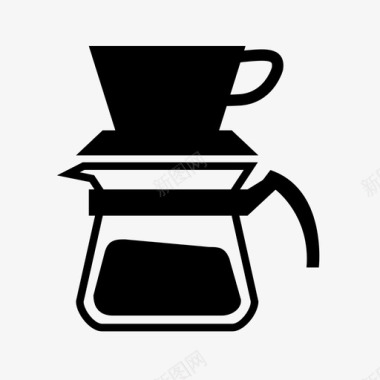 滴咖啡咖啡滴滴头图标图标
