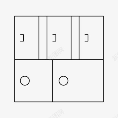 橱柜衣柜模版衣柜橱柜家具图标图标