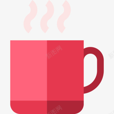 咖啡杯创意工具30扁平图标图标