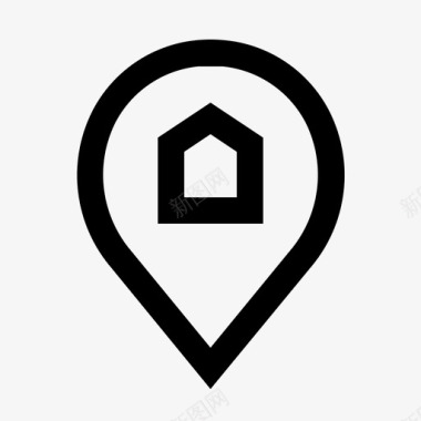 航行导航pin主页区域位置图标图标