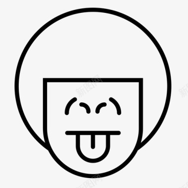 男孩男孩表情脸图标图标