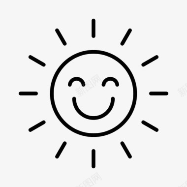 Sun活跃用户数字表情符号图标图标