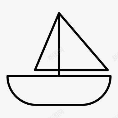 船童年玩耍图标图标