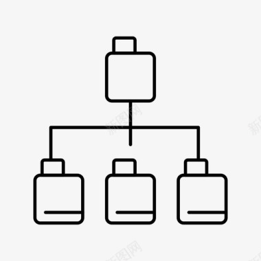 布局图标网站地图层次结构布局图标图标