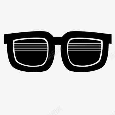 太阳镜眼镜墨镜图标图标